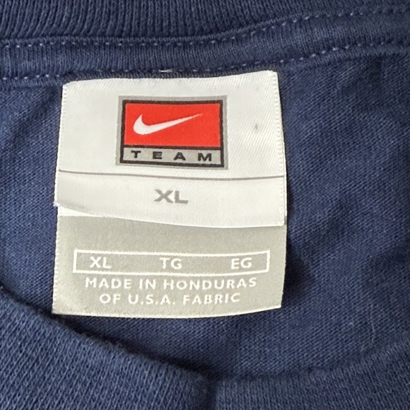 Ole Miss Rebels Shirt Mens XL NCAA Football Nike College Tee Retro 2XL Patch - Picture 3 of 5